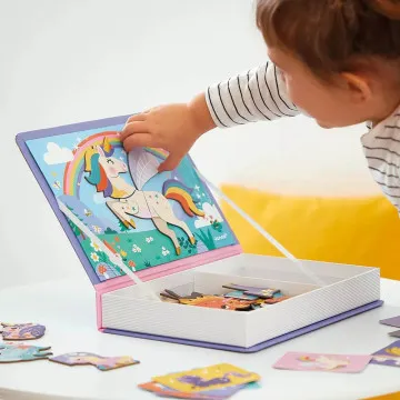 JANOD Magneti za otroke Magnetibook Samorog