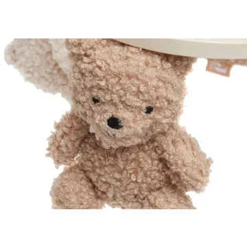 JOLLEIN Glasbeni vrtiljak Teddy Bear Naturel/Biscuit