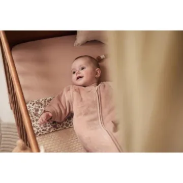 JOLLEIN Napenjalna rjuha Jersy 60x120 Wild Rose 2 kos