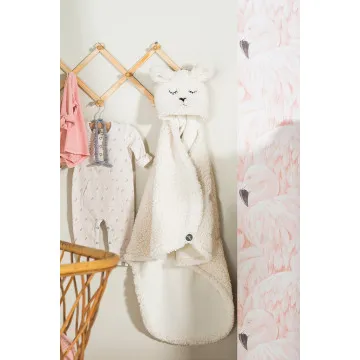 JOLLEIN Odeja za lupinico Bunny Off White