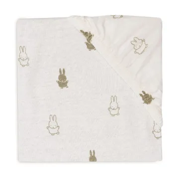 JOLLEIN Prevleka za previjalno podlogo Jersey 50x70 cm Happy Miffy Olive Green
