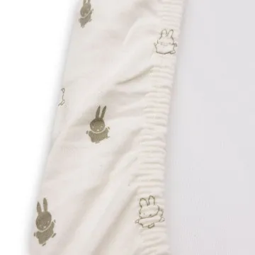 JOLLEIN Prevleka za previjalno podlogo Jersey 50x70 cm Happy Miffy Olive Green
