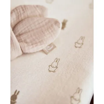 JOLLEIN Prevleka za previjalno podlogo Jersey 50x70 cm Happy Miffy Olive Green