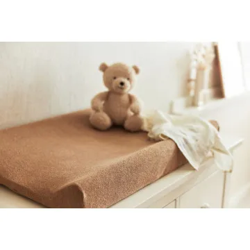 JOLLEIN Prevleka za previjalno podlogo Terry 50x70 cm Caramel/Biscuit (2 kos)