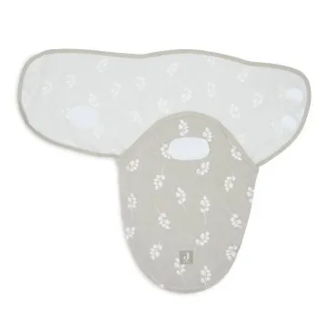JOLLEIN Spalna vreča za dojenčka Swaddle Twig Olive Green 0-3 m