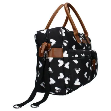 KIDZROOM Previjalna torba Care Vienna Black&White 