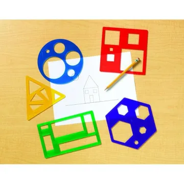 LEARNING RESOURCES Šablona Geometrijski liki set 5