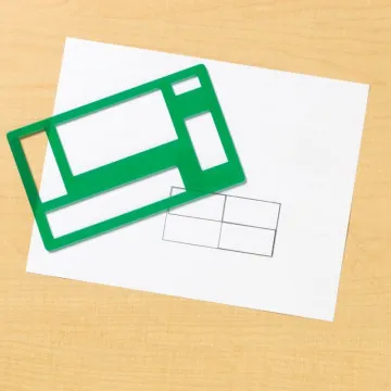 LEARNING RESOURCES Šablona Geometrijski liki set 5