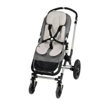 LEOKID Podloga za voziček 3D Zračna Newborn Cotton Gray Mist 