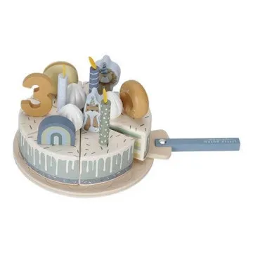 LITTLE DUTCH Lesena torta Blue