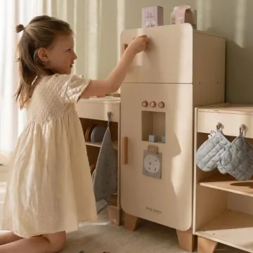 LITTLE DUTCH Otroška kuhinja Hladilnik Wooden refrigerator