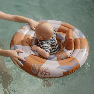 Little Dutch Otroški plavalni obroč za bazen in morje - dojenčki 6-12m