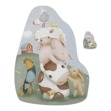 LITTLE DUTCH Sestavljanka Talna XL puzzle Little Farm