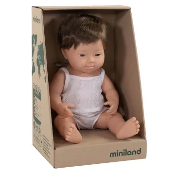 MINILAND Dojenček igrača Dawnov sindrom (38 cm)