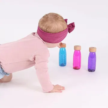 PETIT BOUM Senzorična steklenička Blue
