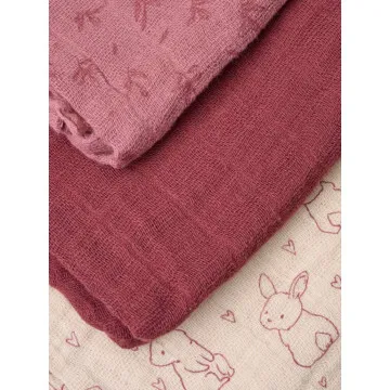 PIPPI Tetra plenice Old Rose - 6 kos 