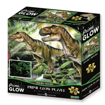 PRIME 3D Puzzle Glow Dino 