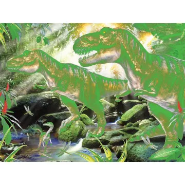 PRIME 3D Puzzle Glow Dino 