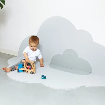 QUUT Penasta igralna podloga Grey L