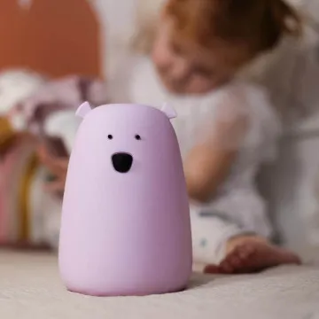 RABBIT&FRIENDS Otroška nočna lučka Lavender USB 