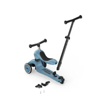 Scoot&Ride poganjalec 2v1 Highwaykick 1 Push and Go Steel
