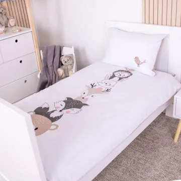 BABYBEST Posteljnina Oeko-Tex 100x135 Gozdne živali