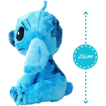 Mehka plišasta igrača Stitch sedeči pliško 25 cm