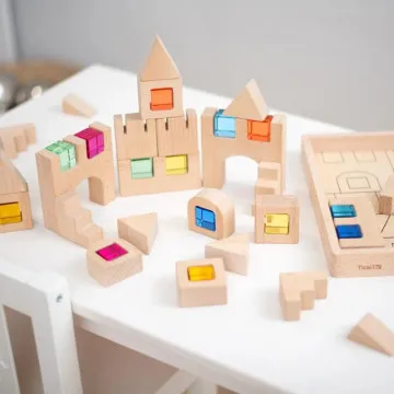 Tickit senzorične kocke za sestavljanje in razvrščanje barv