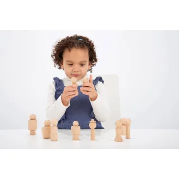 TICKIT Montessori materiali - Lesene figurice Prijatelji 