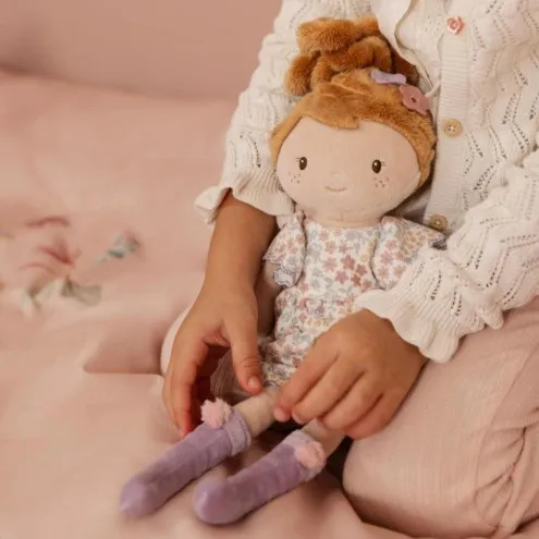 Little Dutch Ava punčka s cvetlično oblekico