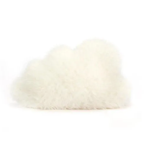 Plišaste igrače Jellycat – bel puhast oblak Amuseables Stratto Cloud