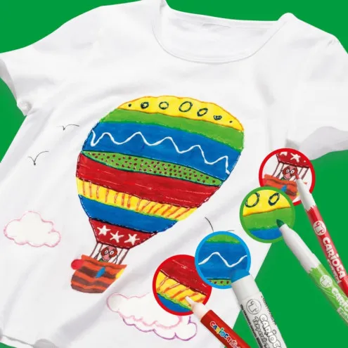 CARIOCA Flomastri za tekstil (12 kos) 
