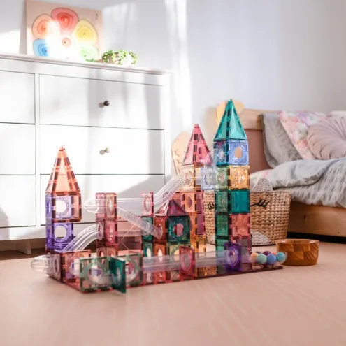 CONNETIX Magneti za otroke Ball Run Pastel Pack 106