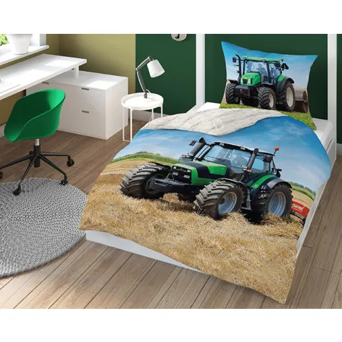 HOLLAND Otroška posteljnina 140x200 cm Traktor