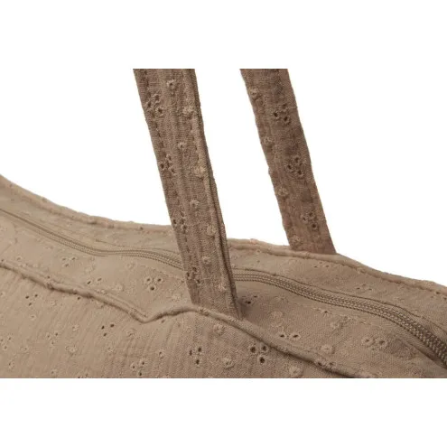 JOLLEIN Previjalna torba Shopper Embroidery Biscuit 