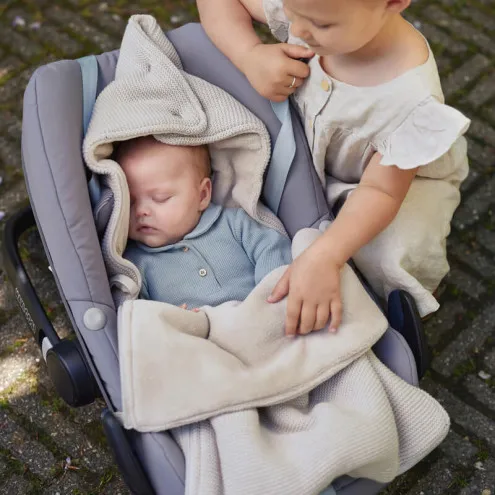 JOLLEIN Zimska vreča za voziček Basic Knit Nougat