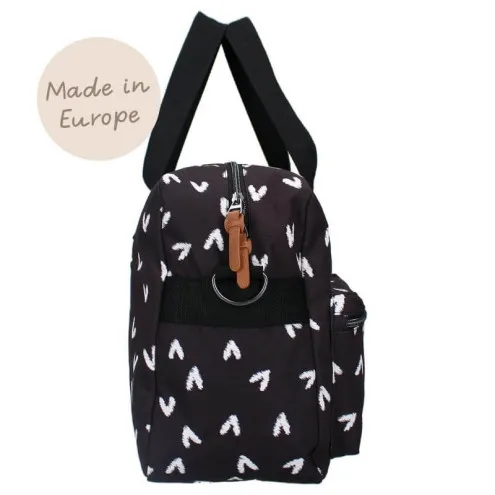 KIDZROOM Previjalna torba Kind At Heart Black