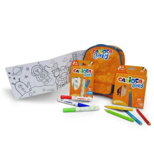 CARIOCA Otroški nahrbtnik Baby + risalni pribor